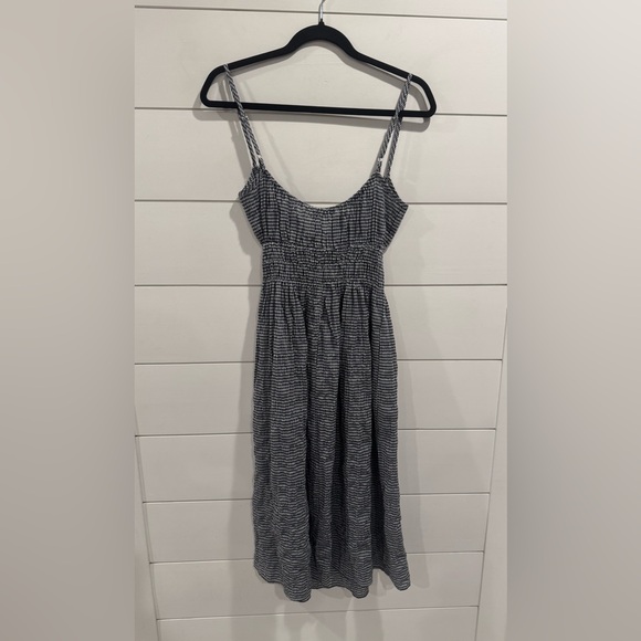 NWT Ciao Lucia Gabriela midi dress navy gingham - Picture 7 of 9